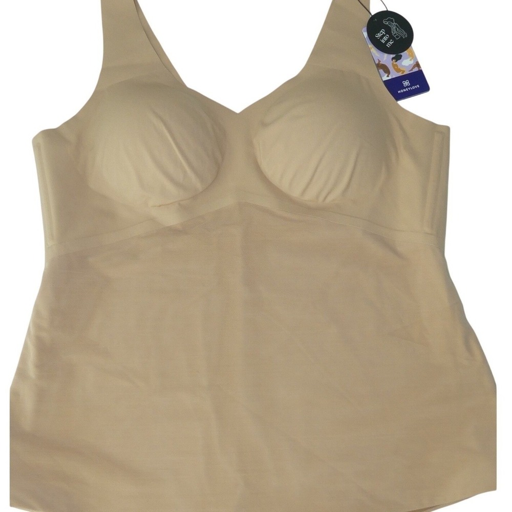 Honeylove LiftWear Cami Sand Beige Shapewear Tank Top 2X HLLWT02 NWT